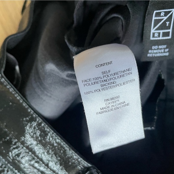 Tibi faux leather sculpted pants 29 - Picture 10 of 11